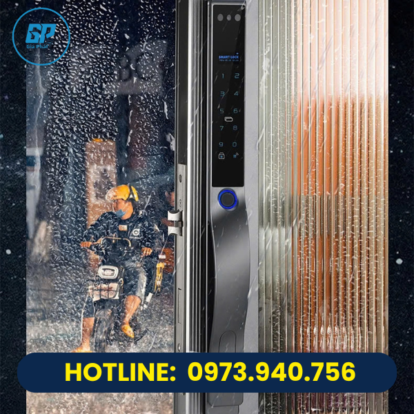 Khóa Thông Minh Nhận Diện Khuôn Mặt Cửa Nhôm Model X6C